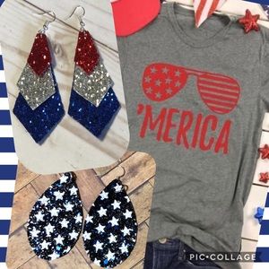 Shirt and earring set